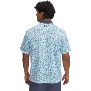 Under Armour Heren Matchplay Printed Polo White/Downpour Gray
