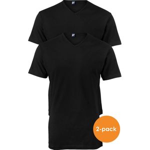 Alan Red - T-Shirt V-Hals Vermont Zwart (2pack) - Heren - Maat 3XL - Regular-fit