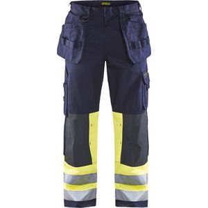 Blaklader Multinorm werkbroek 1479-1514 - Marine/High Vis Geel - C44