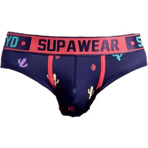 Supawear Sprint Brief Bristly Black - MAAT XS - Heren Ondergoed - Slip voor Man - Mannen Slip