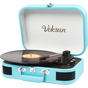 Draaitafel met Bluetooth en USB - Platenspeler voor Vinyl met Ingebouwde Luidspreker