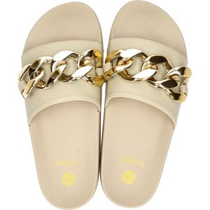 La Strada dames slipper - Beige - Maat 36