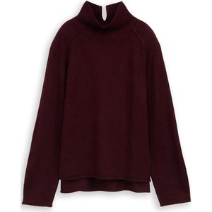 Tom Tailor - Regular Fit - Gebreide Pullover - Effen - Mix van Katoen en Kasjmier