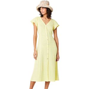 Rip Curl - Premium Surf Jurk - Geel - Korte Mouwen - Vrouw