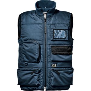 SIR SAFETY KAISER Werkvest HEREN Veiligheidsvest Donkerblauw - Warm Gevoerd - Multi pocket - Ademend
