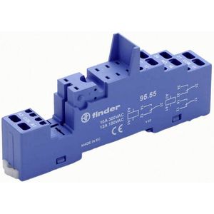 Finder 95.55 Relaissocket Finder 40.51, Finder 40.52, Finder 41.61, Finder 44.62 (l x b x h) 95.6 x 15.8 x 32.5 mm 1 st