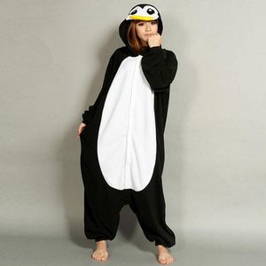 Pinguin onesie maat 134/140 - Dieren – Verkleedkleren - kinderen - jongens - meisjes - Huispak - Carnaval