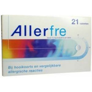 Allerfre Tabletten 10 mg - 3 x 21 tabletten - Voordeelverpakking