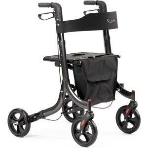MultiMotion - Light - Rollator - Antraciet - Lichtgewicht - Opvouwbaar