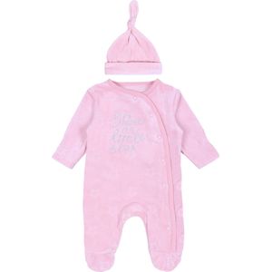 Roze pyjama, romper + muts Primark
