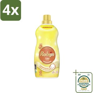 Robijn - Klein & Krachtig Zwitsalgeur - Vloeibaar Wasmiddel - 34 Wasbeurten - 1,19 L - Voordeelverpakking - 4 stuks - Zwitsal - Vloeibaar wasmiddel