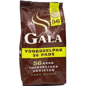 Gala koffiepads - Dark Roast - 56 sts