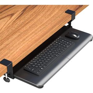 ApexArte® Ergonomische uitschuifbare toetsenbordlade voor onder het bureau