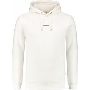 Purewhite - Heren Slim fit Sweaters Hoodie LS - Off White - Maat XXL