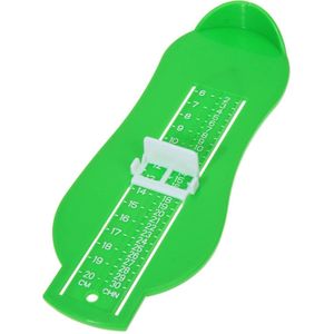Schoenmaat meter voor kinderen Schoen liniaal maat verstelbaar meting Groen