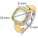 TI SENTO Ring 12330MW - Zilveren dames ring - Maat 56