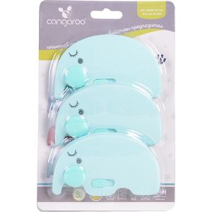 Cangaroo Henry Turquoise 3 Stuks Kastdeurklem