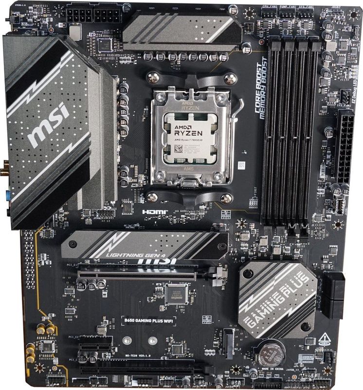 Azerty Combokit MSI 7800X3D - Combokit - AMD Ryzen 7 7800X3D - MSI B650 Gaming Plus WiFi