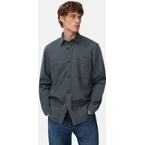 camel active - Longsleeve Shirt - Inktblauw - Kentkraag - Borstzakken