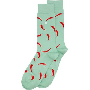 Alfredo Gonzales - Red Peppers - Sokken - Mint/Red - M