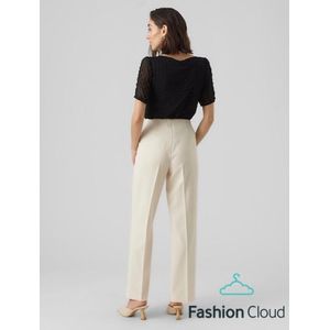 Vero Moda Sandy Hr Straight Pant Birch L 32 WIT XS