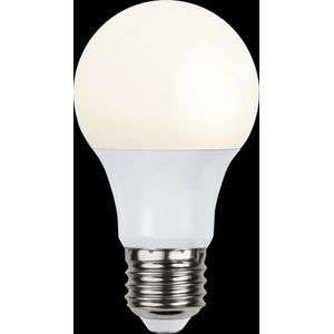 Bewegingssensor - Standaard bol - E27 - 8W - Extra Warm Wit - 2700K - Opaal