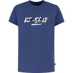 Ballin Amsterdam - Jongens Regular fit T-shirts Crewneck SS - Navy - Maat 8