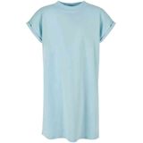 Urban Classics - Turtle Extended Shoulder Kinder Korte jurk - Kids 122/128 - Blauw