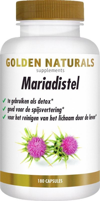 Golden Naturals - Mariadistel - Antioxidant - Gemberextract