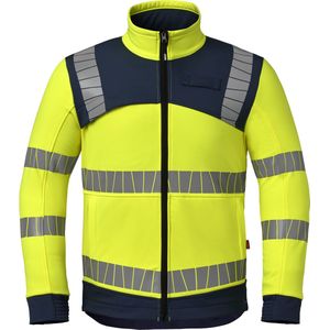 HAVEP Softshell High Vis 50413 - Fluo Geel/Indigo Blauw - S