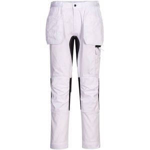 Portwest WX2 Eco Stretch Broek met holsterzakken CD883 - Wit - 46