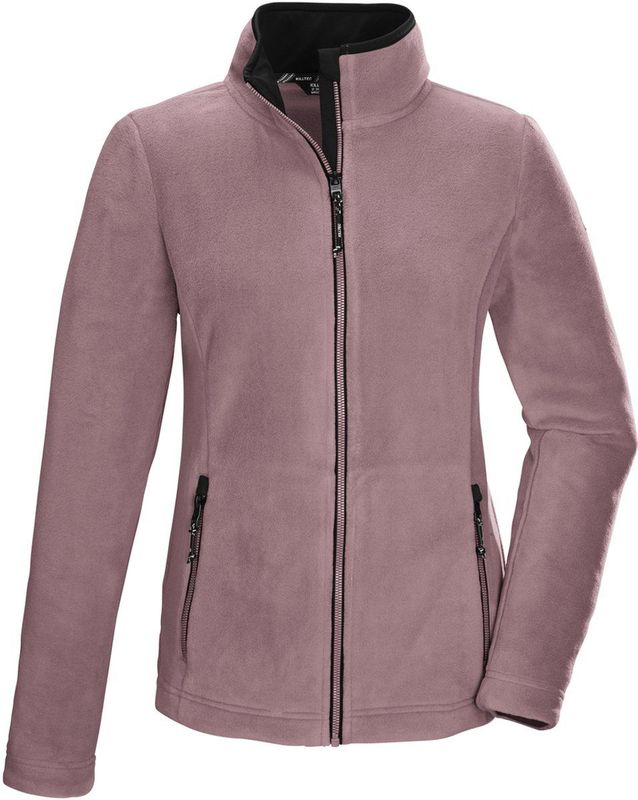Killtec - KOW 3 WMN FLC JCKT - Fleecejas - Rosé - Met Stretch en Afsluitbare Zakken
