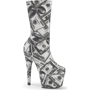 Pleaser - ADORE-1002DP Plateau Laarzen, Paaldans schoenen - Paaldans schoenen - 39 Shoes - Groen