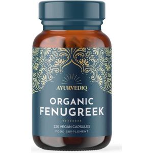 Fenegriek Capsules BIO Organic Ayurvediq Biologisch 120 stuks