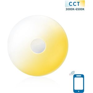 Plafondlamp Ø 34cm WiFi CCT 3000K-6500K | warmwit - daglichtwit - LED 18W=130W gloeilamp