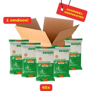 Omdoos Swash Bathing Gloves (40 verpakkingen!) - Geparfumeerd - Voordeelverpakking