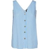 VERO MODA - VMBUMPY SL TOP WVN GA NOOS - Ibiza Blauw/Stripes - Top