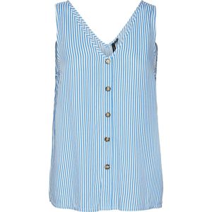 VERO MODA - VMBUMPY SL TOP WVN GA NOOS - Ibiza Blauw/Stripes - Top