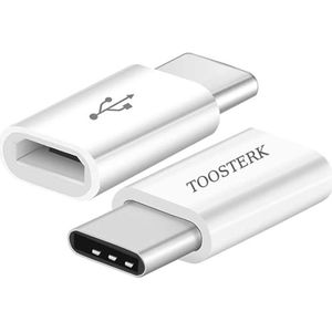 Adapter van Micro USB naar USB-C – Voor Android – Wit