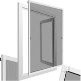 Vliegenhor - Wit - 100 x 120 cm - Voor Raamkozijnen