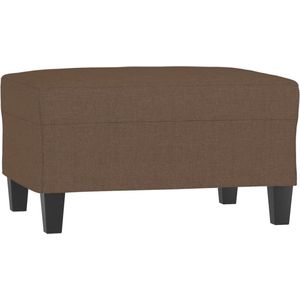 vidaXL - Voetenbank - 70x55x41 - cm - stof - bruin