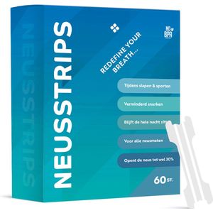 Lifect®- Neusstrips- Neuspleisters Transparant- Ademhaling- Anti Snurk Pleisters- Verkoudheid- Neusstrips Sport