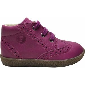 Falcotto oxford lederen veter schoenen 4177 fuxia mt 20