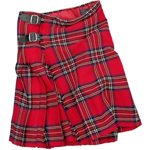 Black Premium by EMP Rood geruite kilt - Heren - L