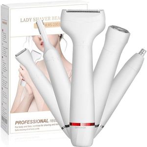 Lexium Ladyshaves voor Vrouwen - Trimmer voor Vrouwen - Scheerapparaat Vrouw - Ontharingsapparaat - Bikinilijn - Oksels - Benen