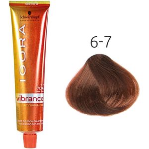 Schwarzkopf - Igora - Vibrance - 6-7 Donkerblond Koper - 60 ml