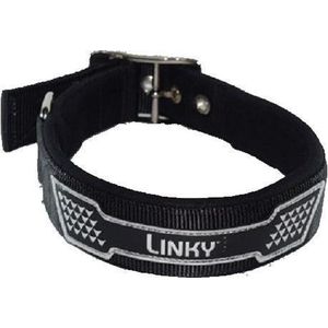 Hondenhalsband -  spark40 - zwart - 4 cm x 75 cm.