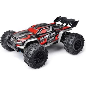 Afstandbestuurbare Auto - Bestuurbare Auto - RC Auto Offroad - Monstertruck - 50KMH - 1 Accu - Rood