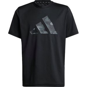 adidas Sportswear Train Essentials Seasonal Print T-shirt Kids - Kinderen - Zwart- 176