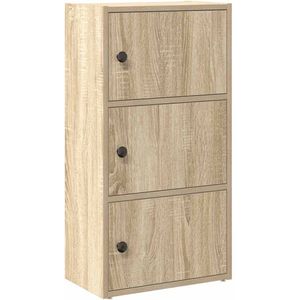 vidaXL Boekenkast - 40x24x77 cm - Sonoma eikenhout Boekenkast - Boekenkasten - Boekenplank - Opbergkast